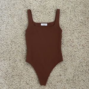 Aritzia Brown Body Suit